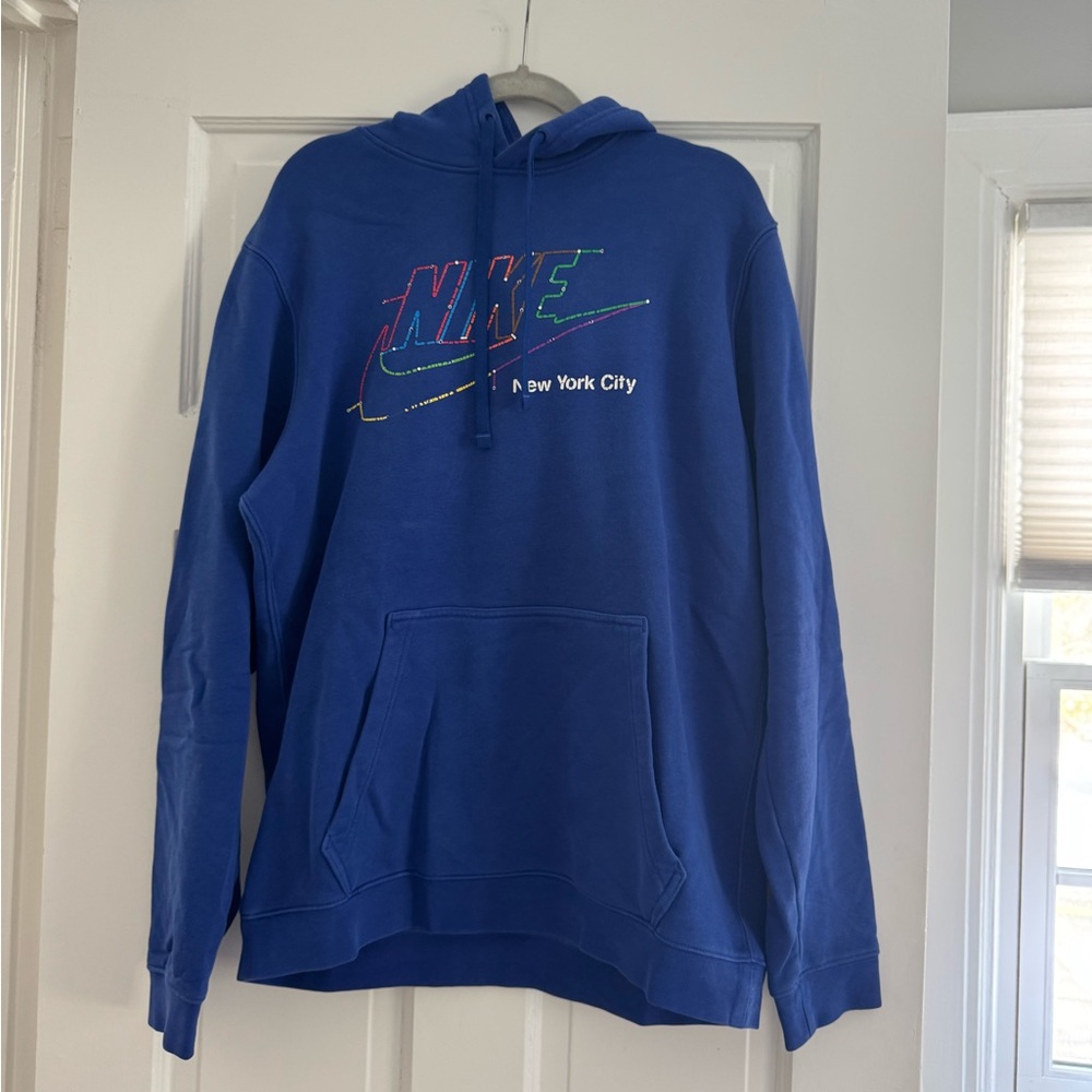 Nike NYC Blue Graphic Men's Sweater